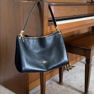 Coach Pebbled Leather and Suede Purse - Like New